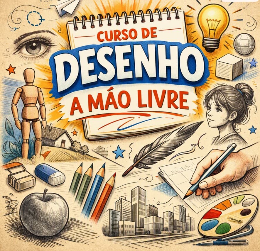 Curso Presencial de Desenho para Iniciantes