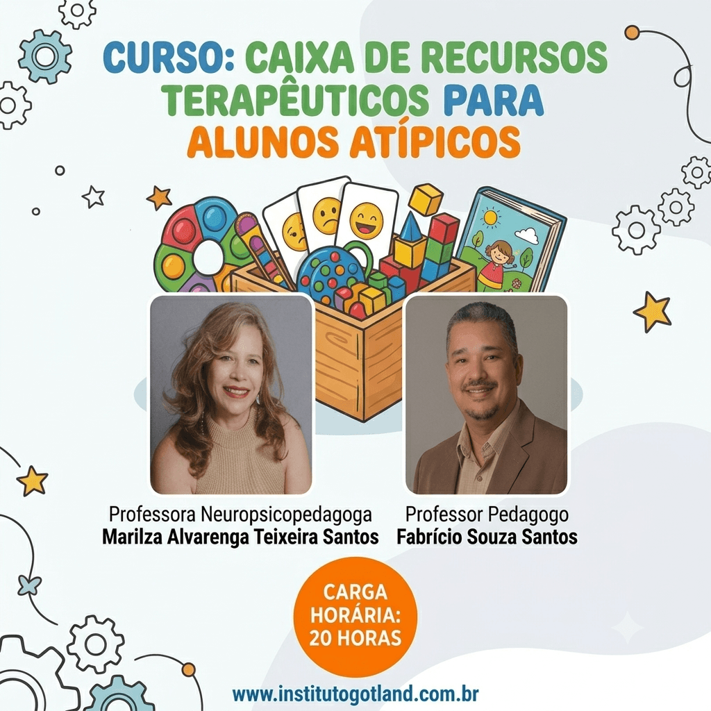 Curso sobre Caixa de Recursos Terapêuticos para Alunos Atípicos