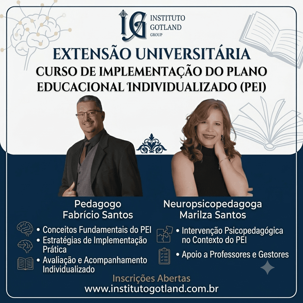 Curso de Implementação do Plano Educacional Individualizado (PEI)