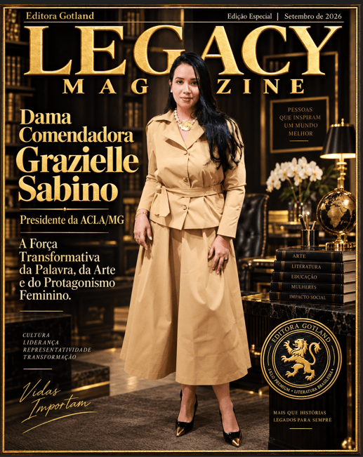 Capa — Revista Legacy Magazine, Vol. 1, n. 7 (22 setembro 2026)